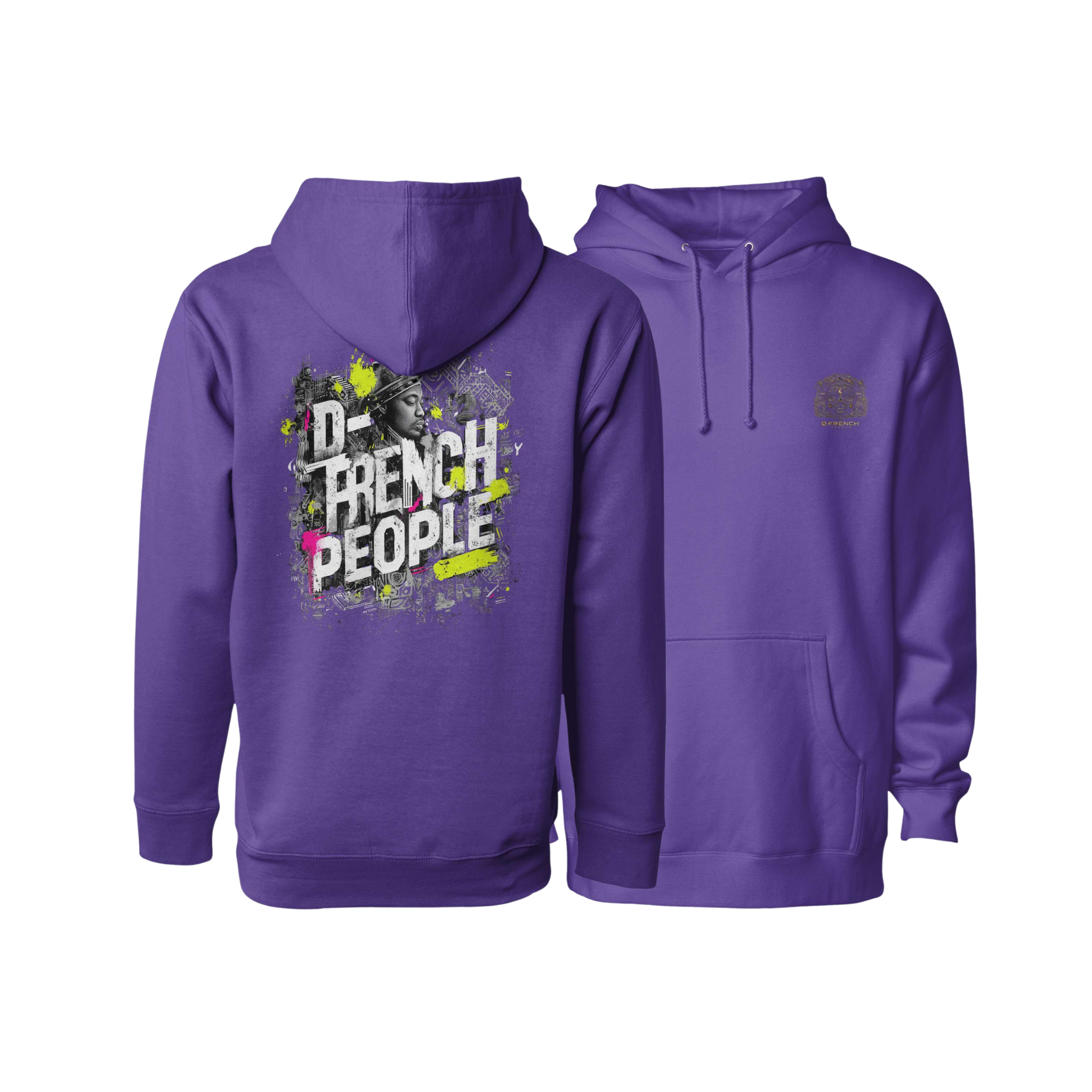 Hoodie DFWD Purple D-french People
