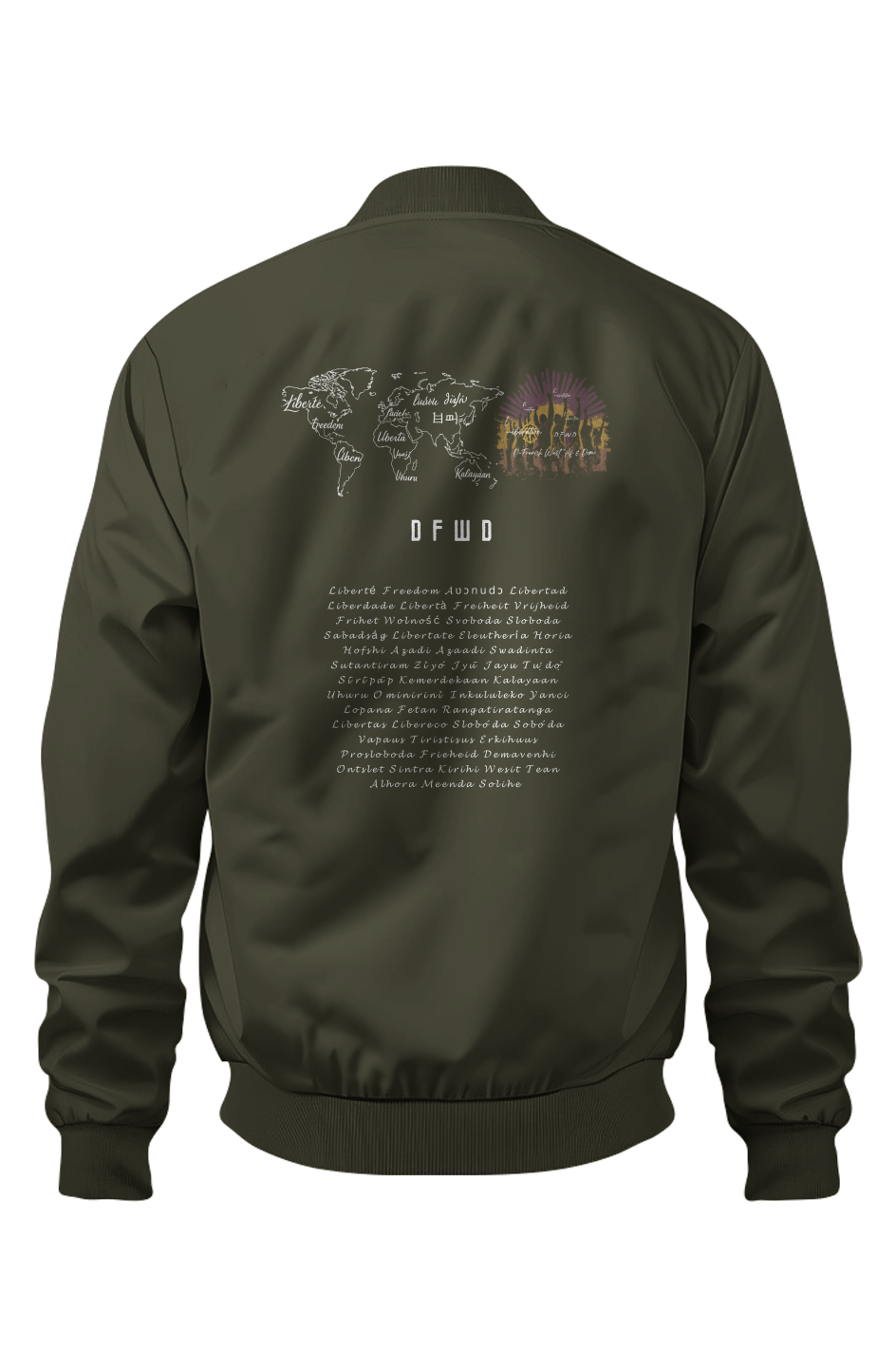 Unisex Bomber Jacket liberte